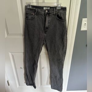 Abercrombie The Ankle Straight Ultra High Rise Jeans